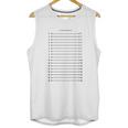 Length Check Kat Unisex Tank Top