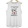 Life Is Better With Bon Jovi Snoopy Rock Band Unisex Tank Top