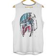 Mandalorian Helmet Reflection Unisex Tank Top