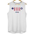 Mens Jeep America 7-Slot Grille Unisex Tank Top