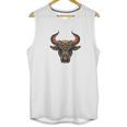 Mosaic Bull Artistic Cow Artist Painting Tee Unisex Tank Top