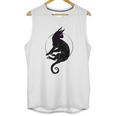 Mystic Black Cat With Third Eye Unisex Tank Top