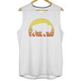 Native American Bison Buffalo Bull Western Indian Retro Sun Unisex Tank Top