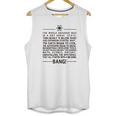 Theory Theme Song Bazinga Sheldon Cooper Leonard Scienc Unisex Tank Top