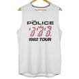 The Police British Rock Band 1982 Tour Unisex Tank Top