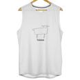 Ponypoor Tees Baaa Sheep With Logo On Back Unisex Tank Top