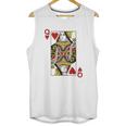 Queen Of Hearts Blackjack Cards Unisex Tank Top