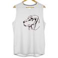 Redbone Coonhound Head Unisex Tank Top