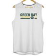 Retro Football Stripe Green Bay Football Wisconsin Green Bay Unisex Tank Top