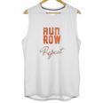 Run Row Repeat Workout With Orange Letters Unisex Tank Top