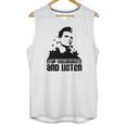 Sky Blue Stop Collaborate And Listen Men Unisex Tank Top