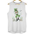 St Patricks Day Clovers Dabbing Leprechaun Youth Kids Unisex Tank Top