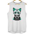 Sugar Skull Cat Day Of The Dead Cat Unisex Tank Top