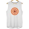 Target Funny Printed On The Back Bulls Eye Gift Tee Unisex Tank Top