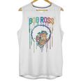 Teelocity Bob Ross Paint Drip Graphic Unisex Tank Top