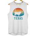 Texas Longhorn Cow Vintage Texan Cattle Herd Retro Unisex Tank Top