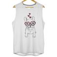 Valentine Puppypierre The French Bulldog Triblend Unisex Tank Top