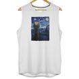 Vincent Van Gogh The Starry Night With Lord Of The Rings Middle Earth Sauron Tower Evil Eye Tshirt Unisex Tank Top