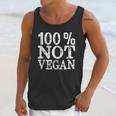 100 Not Vegan Bbq Carnivore Diet Meat Eater Food Unisex Tank Top Gifts for Her