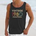 40Th Birthday Gift 1980 Vintage Limited Edition 40 Years Old Unisex Tank Top Gifts for Her