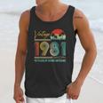 40Th Birthday Gift Vintage 1981 Retro 40 Years Old Unisex Tank Top Gifts for Her