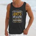 44 Years Old September 1977 Retro Awesome 44Th Birthday Unisex Tank Top Gifts for Her