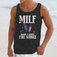 4Th Of July Milf Man I Love Fireworks Unisex Tank Top Gifts for Her