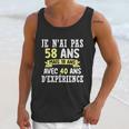 58 Years Birthday Gift For Humour Je Nai Pas 58 Gift Unisex Tank Top Gifts for Her