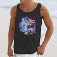 Alice In Wonderland Neon Forest Silhouette Unisex Tank Top Gifts for Her