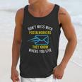 American Postal Worker Mailed It Mail Escort For Mailman Unisex Tank Top Gifts for Her