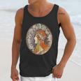 Art Nouveau Zodiac Signs Gypsy Fortune Teller Alphonse Mucha Unisex Tank Top Gifts for Her