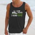 Awesome I Came I Mowed I Kicked Grass Gardener Saying Shirt Unisex Tank Top Gifts for Her