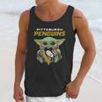 Baby Yoda Hug Pittsburgh Penguins Unisex Tank Top Gifts for Her