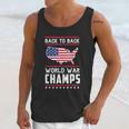 Back To Back Undefeated World War Champs Graphic Design Printed Casual Daily Basic Unisex Tank Top Gifts for Her