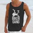 Biker Gang Funny Spin Saying Gym Workout Spinning Class Gift Unisex Tank Top Gifts for Her