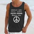 Birthplace Earth Race Human Religion Love Peace Unisex Tank Top Gifts for Her