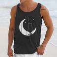 Black Cat On The Crescent Moon By The Starlight Unisex Tank Top Gifts for Her