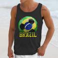 Brazil Soccer Logo Unisex Tank Top Gifts for Her