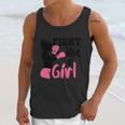 Cancer Fight Like A Girl Pink Ribbon Breast Cancer Graphic Design Printed Casual Daily Basic Unisex Tank Top Gifts for Her