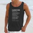 Carnivore Definition Funny Meat Lover Joke Unisex Tank Top Gifts for Her