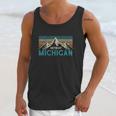 Detroit Michigan Vintage Mountains Unisex Tank Top Gifts for Her