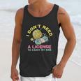 I Dont Need A License To Carry My 9Mm Crocheting Lover Unisex Tank Top Gifts for Her