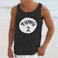 Dr Seuss Thing 2 Emblem Red Unisex Tank Top Gifts for Her