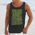 Drugs Not Hugs Dont Touch Me - Roll A Marijuana Unisex Tank Top Gifts for Her