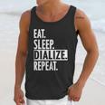 Eat Sleep Dialize Repeat Tech Unisex Tank Top Gifts for Her