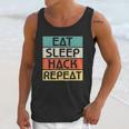 Eat Sleep Hack Repeat Unisex Tank Top Gifts for Her