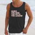 Eddany Guido The Man The Myth The Legend Left Aligned Unisex Tank Top Gifts for Her