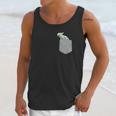 Fake Pocket Cockatoo Funny Bird In Your Pocket Tee Unisex Tank Top Gifts for Her