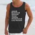 Female Characters Of William Shakespeare Plays Unisex Tank Top Gifts for Her