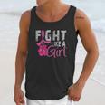 Fight Like A Girl Canker Boxing Glove Unisex Tank Top Gifts for Her